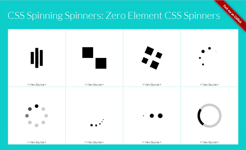 GitHub - BillyNate/css-spinning-spinners: A Collection Of Pure Css ...